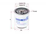 SFR2440FW - Spin - On Water Separator